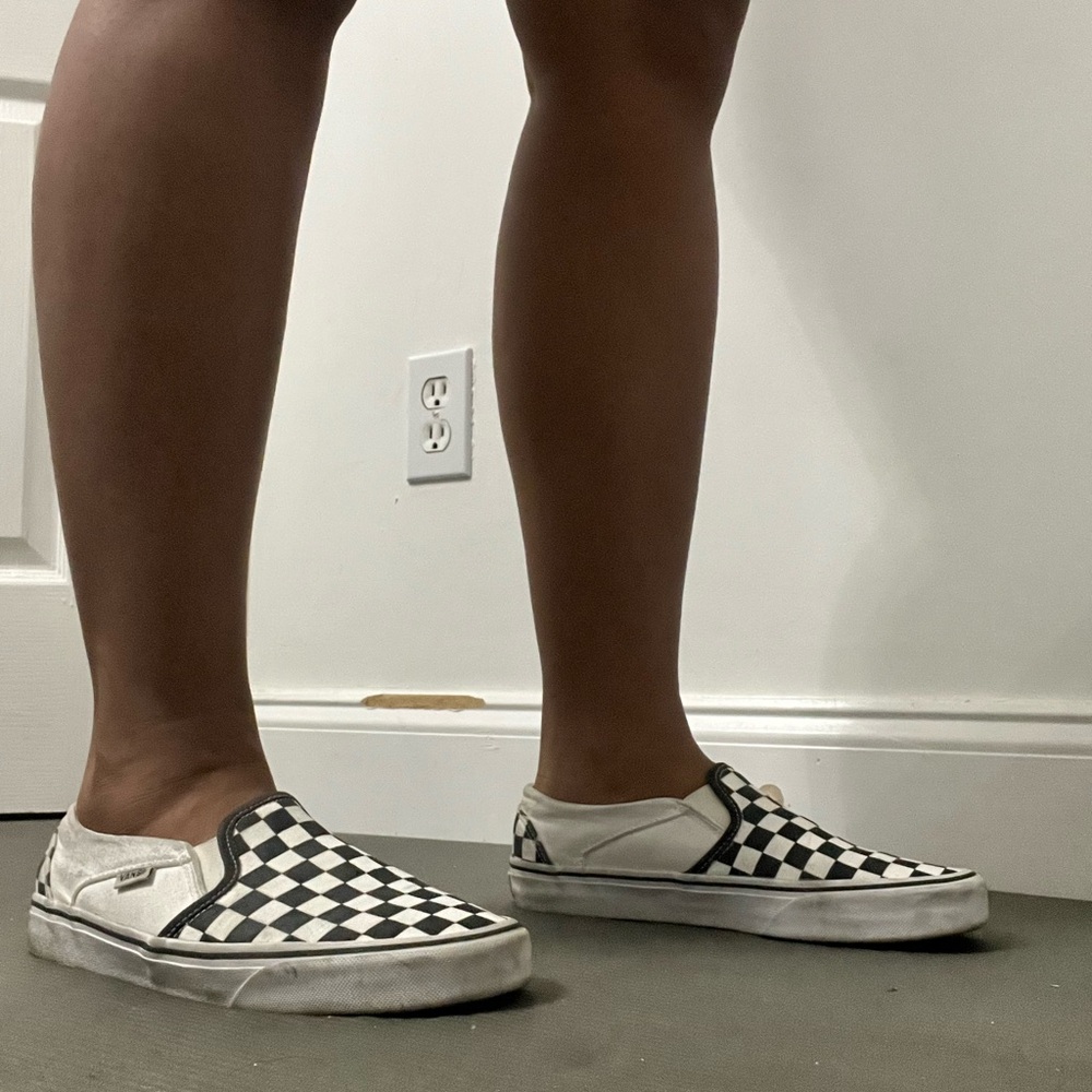 Checkered Slip-On Vans